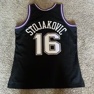 01-02 Peja Stojakovic Hardwood Classic Mitchell & Ness Lg